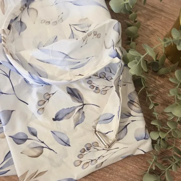 marama za dojenje plavi listići