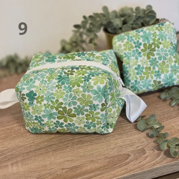 9 - neseser make up bag - zeleni