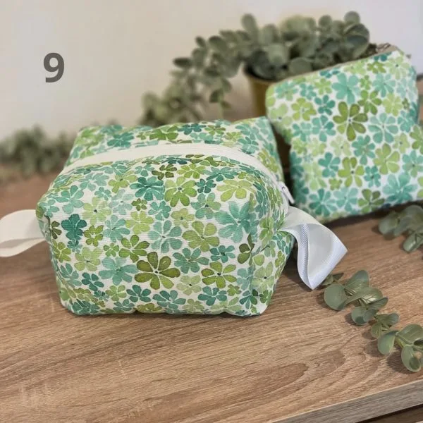 9 - neseser make up bag - zeleni