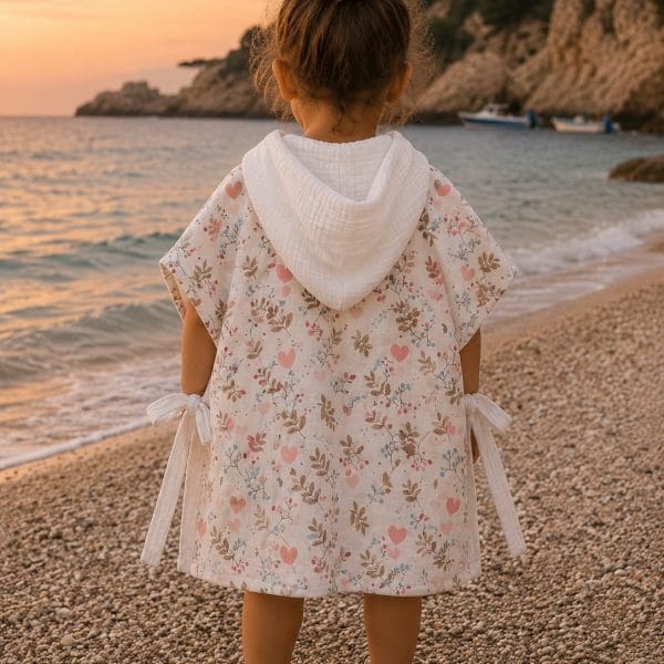 pončo za plažu za djecu grančice