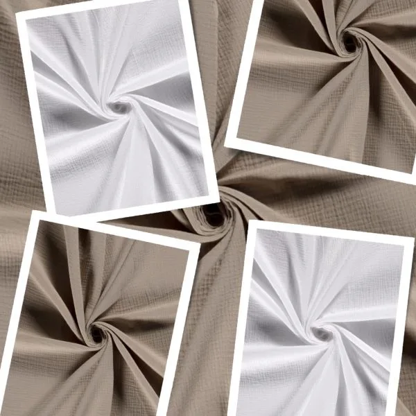 Muslin tetra pelene – 5 komada – 65×65 cm - set 1