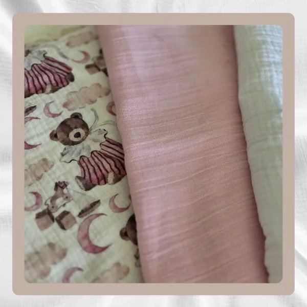 set pelena od muslina 30x30 za curice