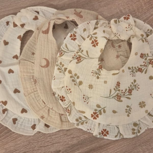 Dječji podbradnjaci od muslina