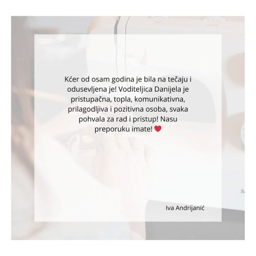 recenzije tečajeva šivanja Elise 2