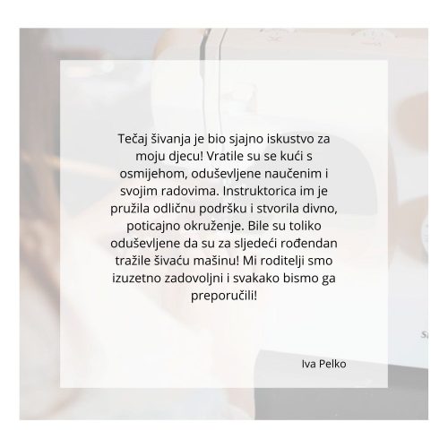 recenzije tečajeva šivanja Elise 3