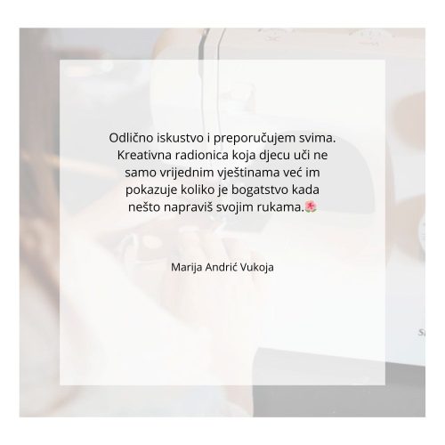 recenzije tečajeva šivanja Elise 4