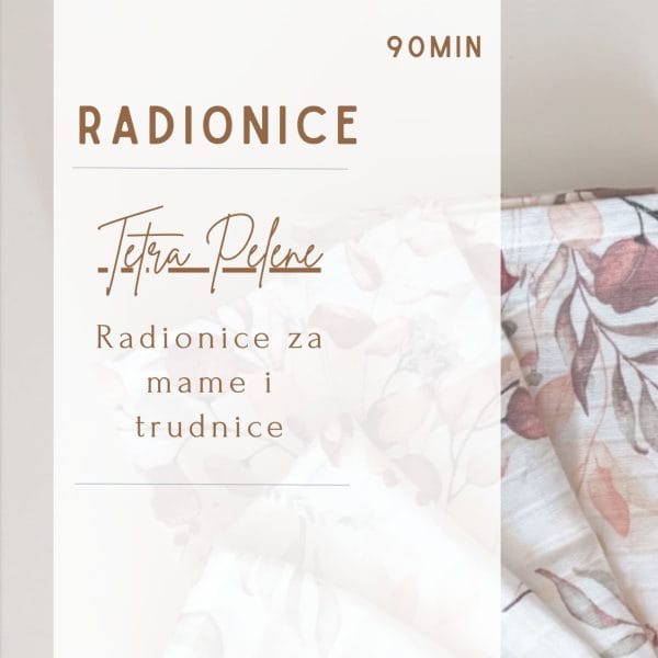 radionica šivanja za trudnice - tetra pelena
