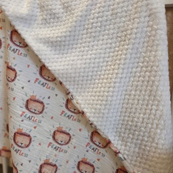 Zimska dekica za bebe lavići